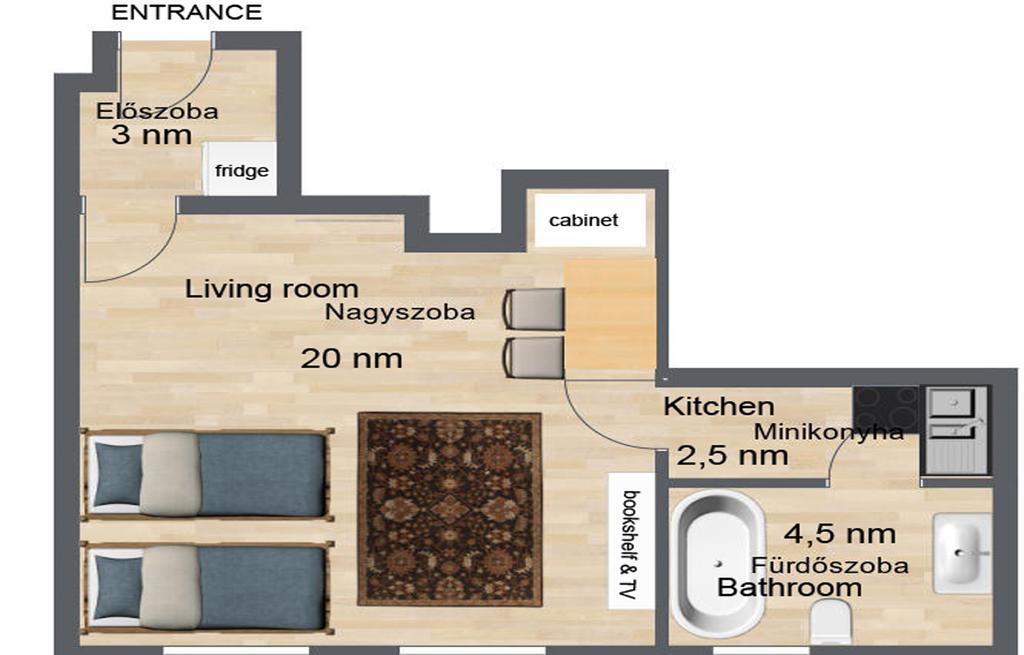 Home Away Apartment 부다페스트 객실 사진